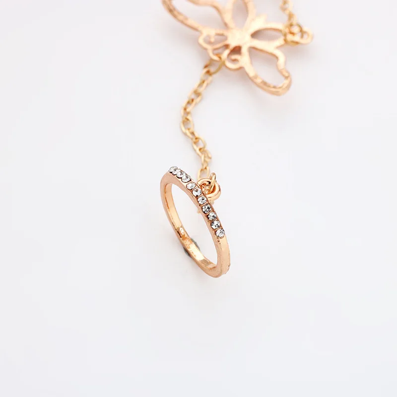 2019jingyang Ornaments Rattan Tassels Butterfly charm women Bracelet Suit jewelry bijoux femme New bracelets bangles | Украшения и