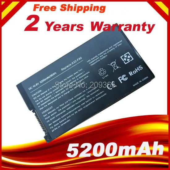 Аккумулятор для ноутбука ASUS F80 F80Cr F80s F81 F81E F83 F83Cr F83E F83S F83Se F83T K41 N60 N60D Pro83 Pro86 X61 X82 X85 X88 |