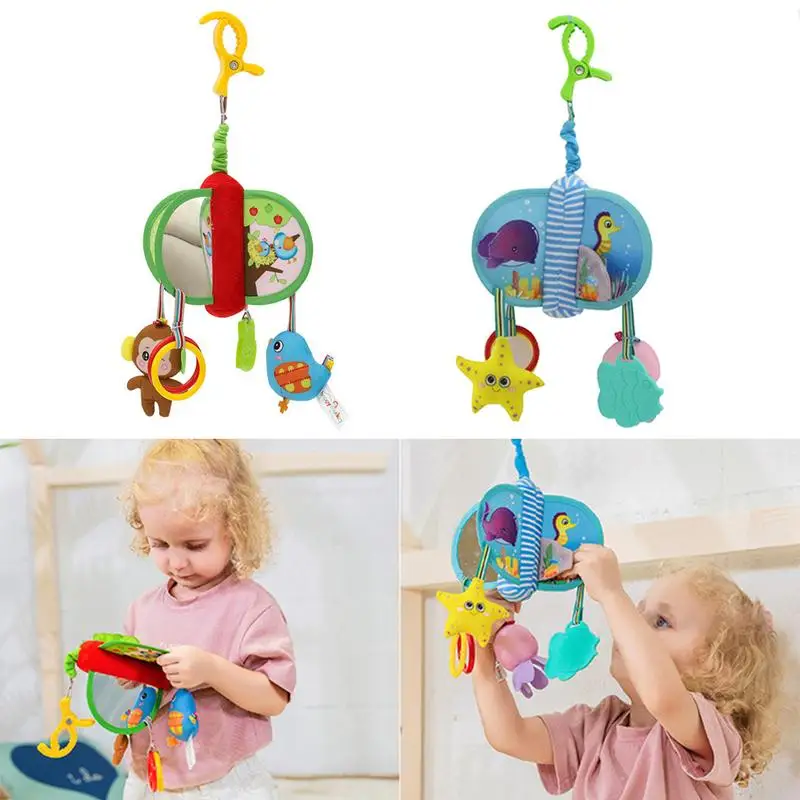 Hanging Toys For Babies Baby Stroller Crib Rattle Infant Cartoon Monkey Bird Circles | Игрушки и хобби