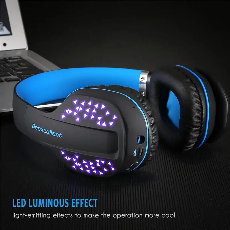 Bluetooth игровая гарнитура беспроводные музыкальные складные наушники с