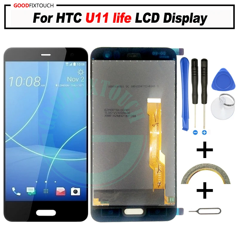 5.2&quot For HTC U11 life LCD Display Touch Screen Digitizer Assembly Replacement Parts 1920x1080 pixels |