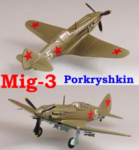 Легкая модель 37225 172 масштаб MIG-3 Porkryshkin 19411942 пропеллер модель самолета TH07547-SMT2