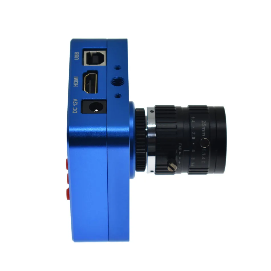 21MP 2K 1080P 60FPS HDMI видео микроскоп камера + 10MP промышленный Объектив Ручная настройка