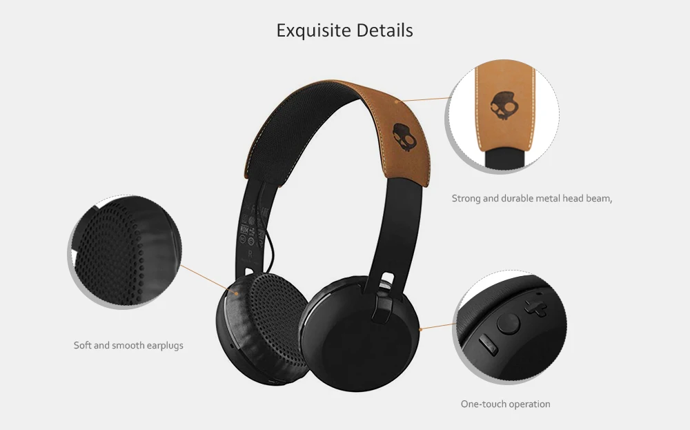 Skullcandy GRIND Беспроводная Bluetooth сабвуферная гарнитура Беспроводные спортивные