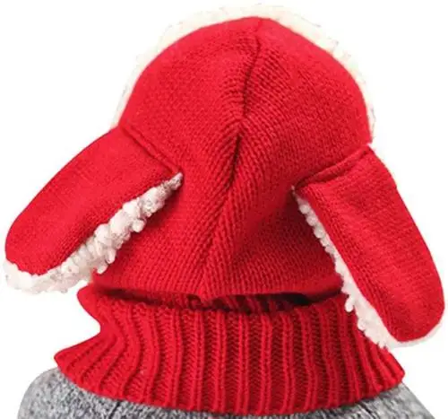 2018 детская Милая шапка с ушками теплая для маленьких девочек и мальчиков новая