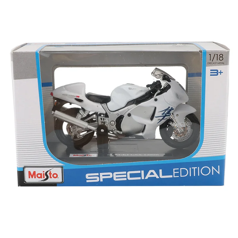 Maisto 1:18 Модель мотоцикла Игрушка сплав для мотокросса GSX 1300R моделирование модели