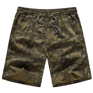 Camouflage Shorts Men Hot Casual Zipper Pocket Beach Shorts Male
Bermuda Masculina Elastic Waist Brand Boardshorts Plus Size 5XL