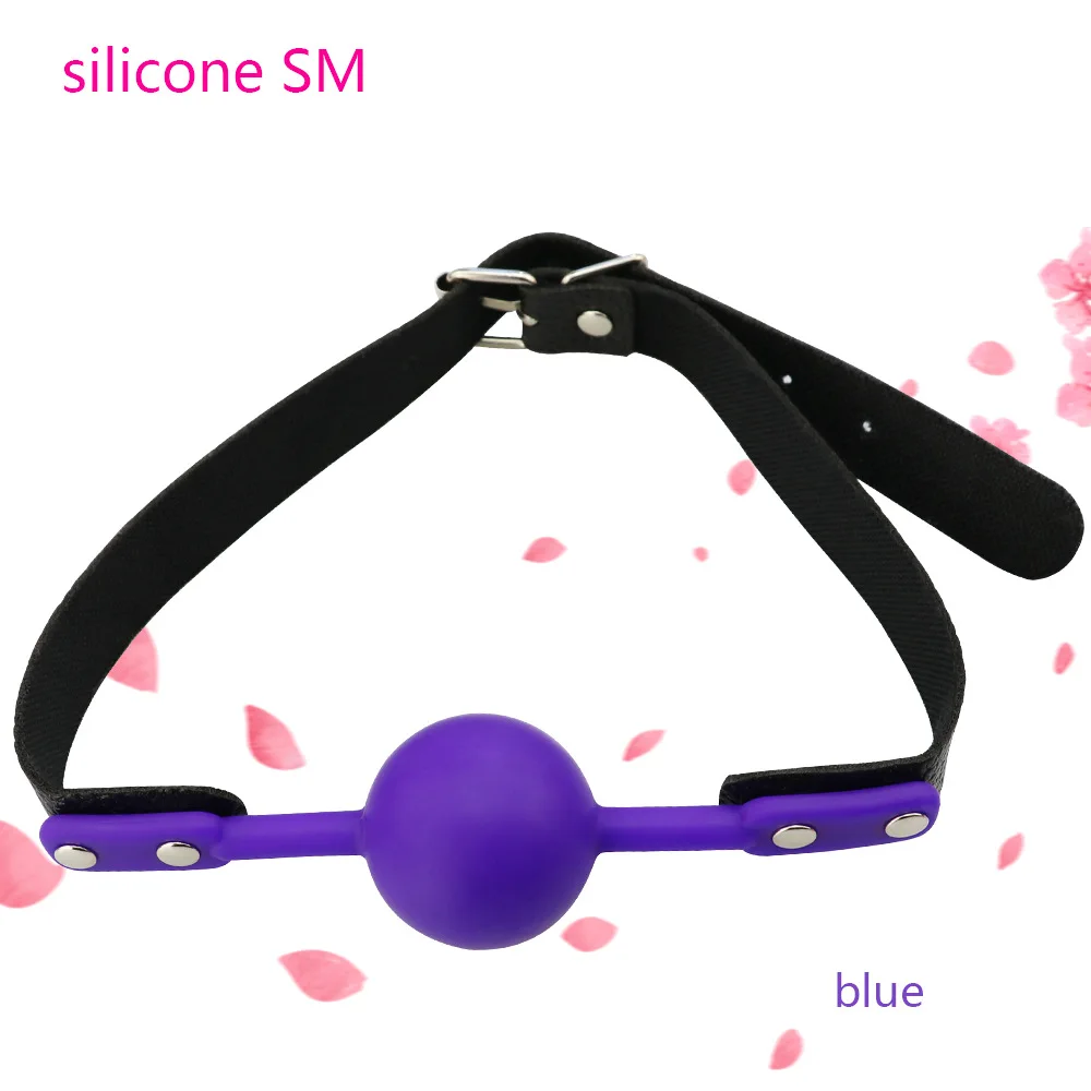 Секс бандаж для раба силиконовый шарик кляп рта БДСМ бондаж Фетиш рот