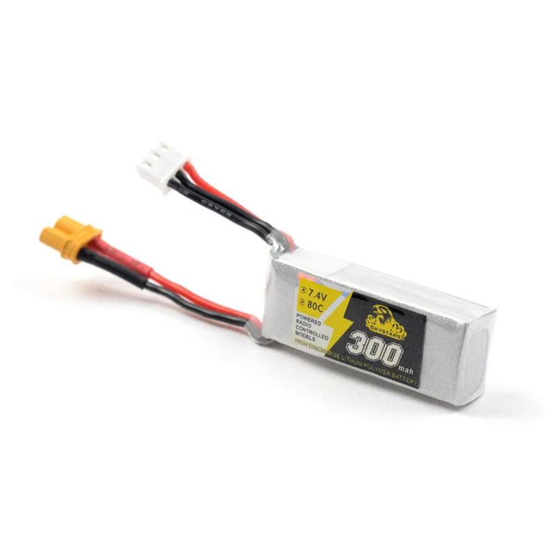 Аккумуляторная батарея Skystars 300 мА/ч 7 4 В 80C 2 S Lipo XT30 разъем для моделей Whoop Mobula7 Beta75x