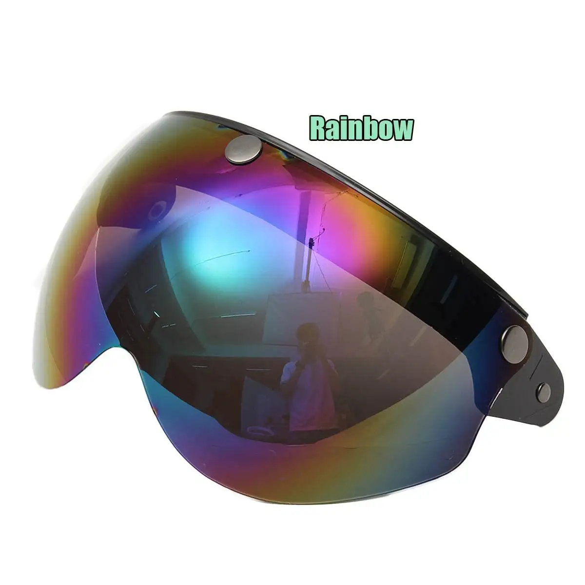 Универсальная 3 кнопки для мотоциклетного шлема в стиле пилота полуоткрытый