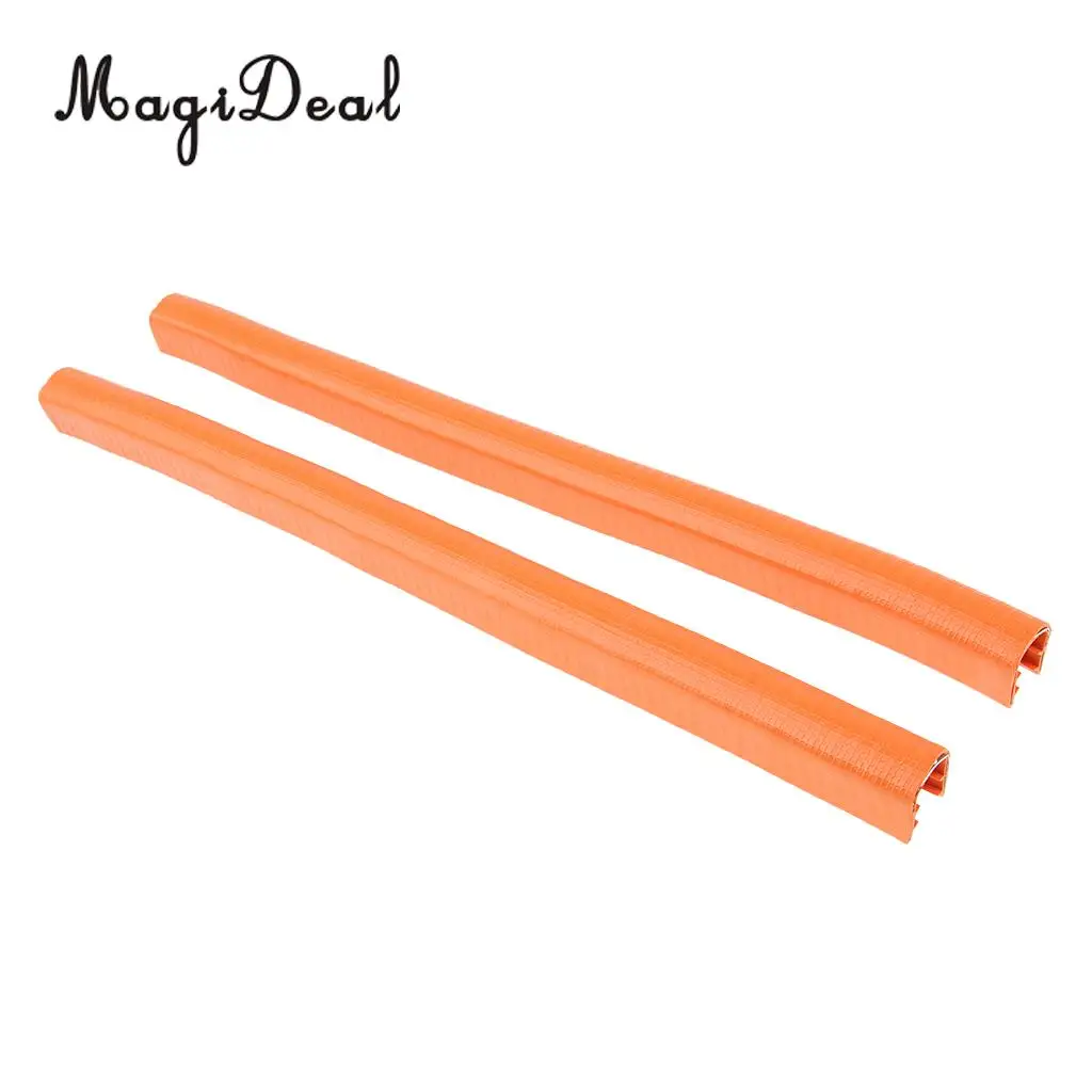 2 шт. Резиновая Защитная полоска для Скейтборда носа и хвоста оранжевого