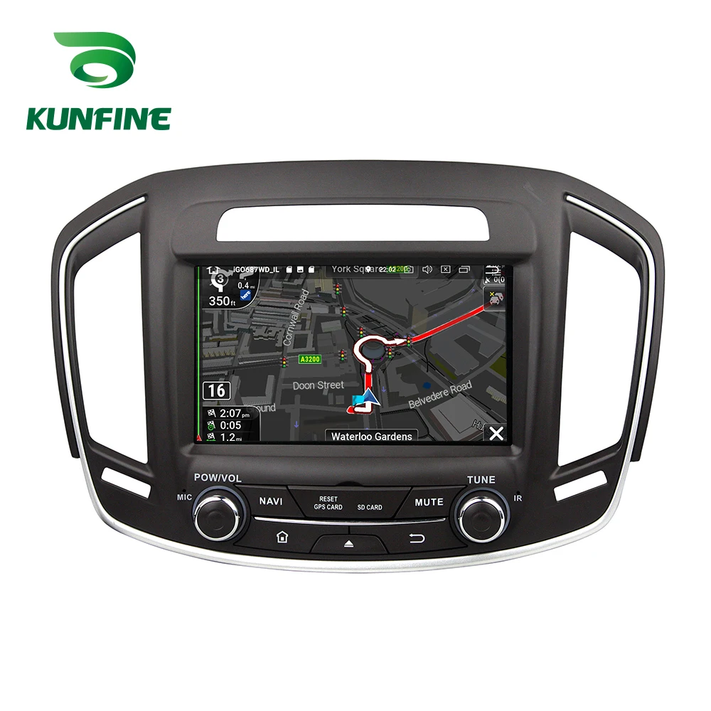KUNFINE Quad Core 2GB RAM Android 8.1 Car DVD GPS Navigation Multimedia Player Stereo For OPEL Regal 2013-16 Radio headunit |