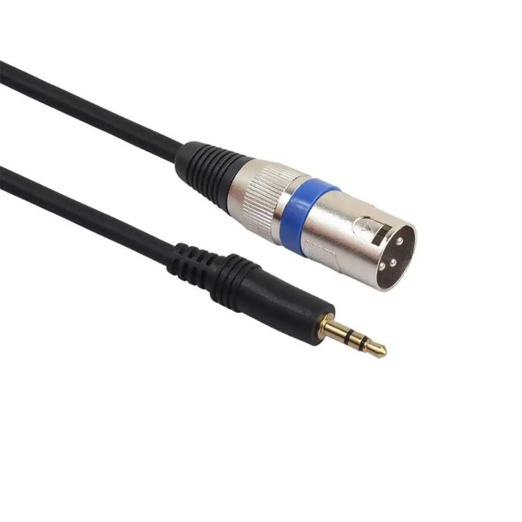 3 5 мм стерео Pin XLR аудио стильный дизайн с отличительным видом. Черный Штекерный