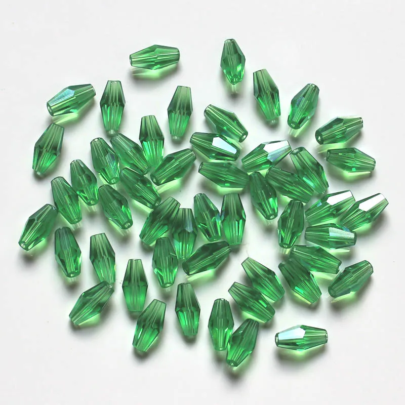 

Rice Austrian glass beads 200pcs High quality 8*4mm oval glass crystal Loose beads for DIY jewelry making