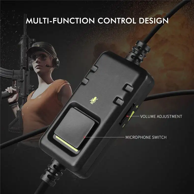 SOMiC G801 PS4 игровая гарнитура складные игровые проводные наушники с микрофоном forPC