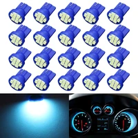 20pcs t10 w5w led bulbs 1206 smd 8 led 168 194 ice blue lamp auto car auto dashboard warning indicator instrument lights dc 12v