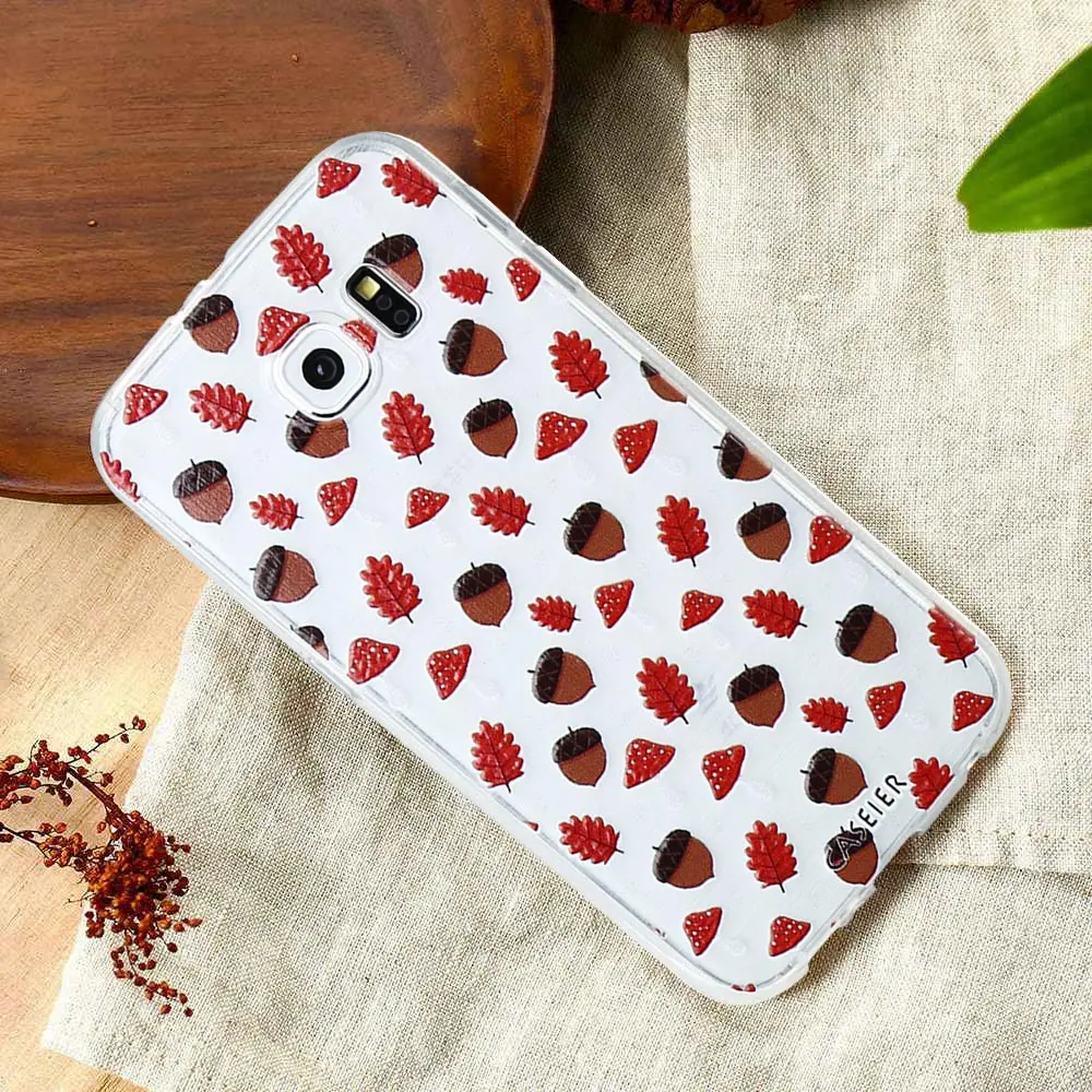CASEIER Child Memory Case For Samsung Galaxy Note 8 S6 S7 Edge S8 Plus Soft TPU Ultra-thin Cases Emboss Cute Animals Cover Capa |
