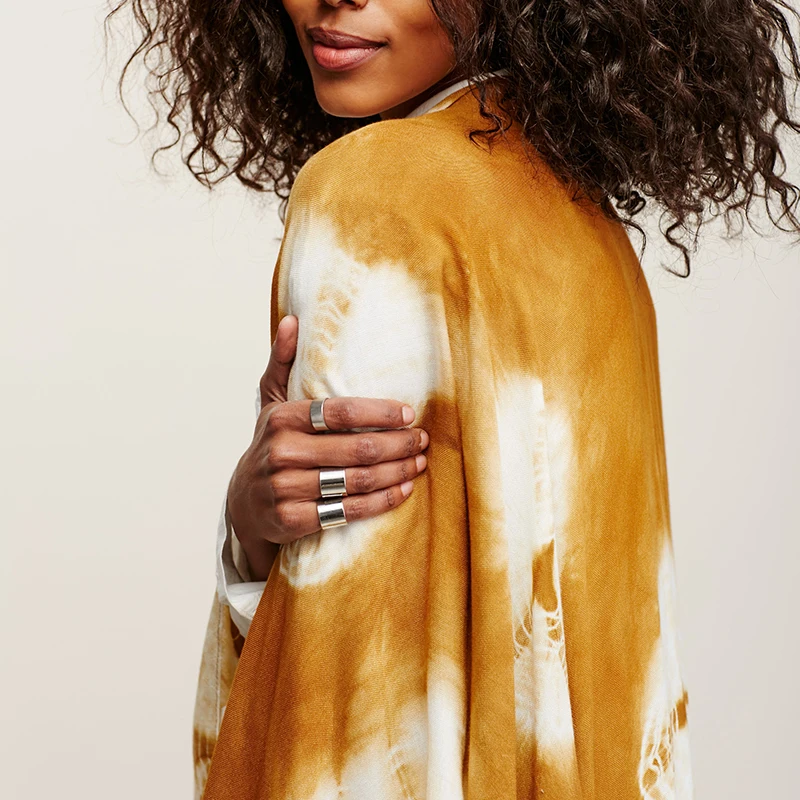 Модная женская Праздничная печать Кимоно Кардиган Дамская Летняя накидка Топы