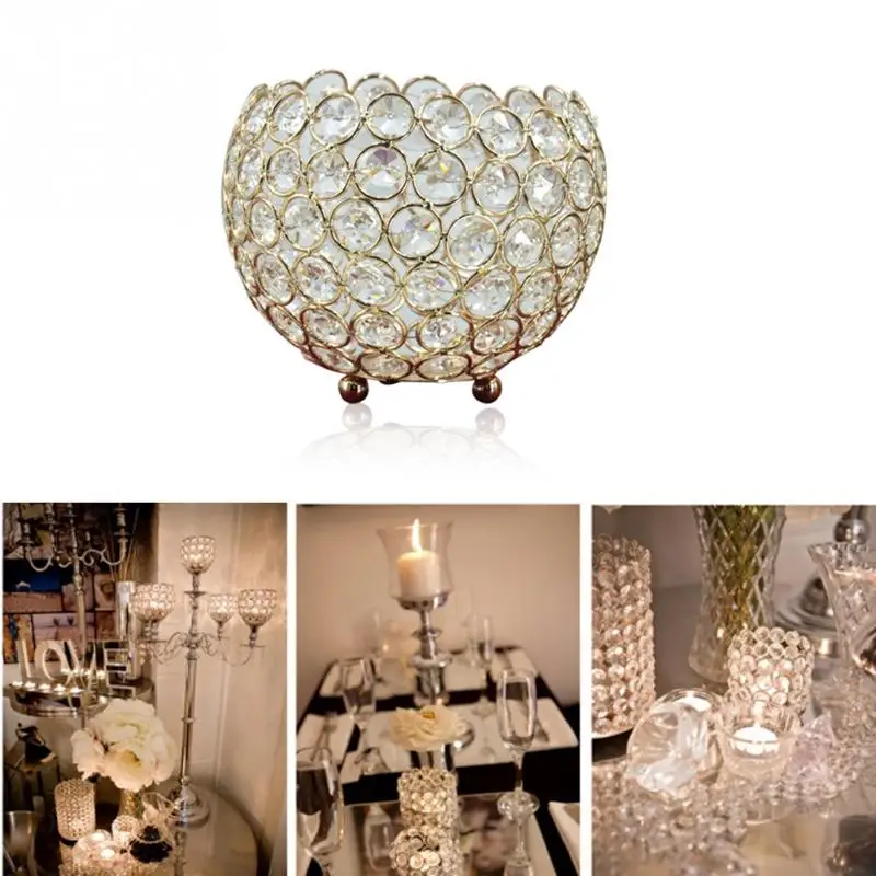 1 шт. подсвечник домашний декоративный кристалл юбилей праздник