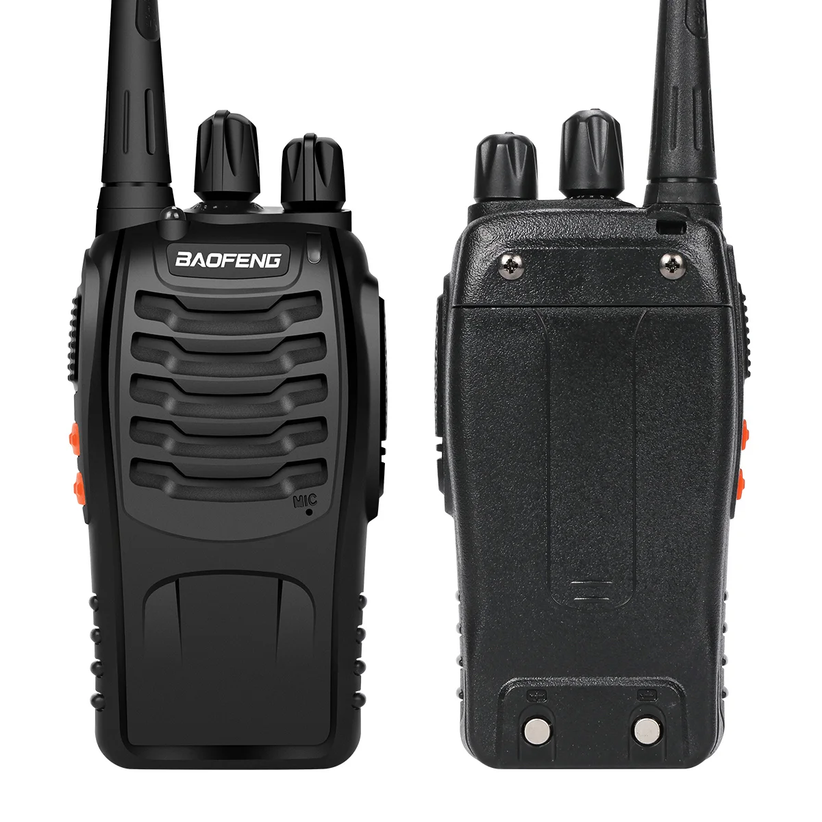 BaoFeng  2pcs BF-888S Walkie Talkie USB charge adapter UHF 400-480MHZ 2-Way Radio 16CH Long Range with earphone