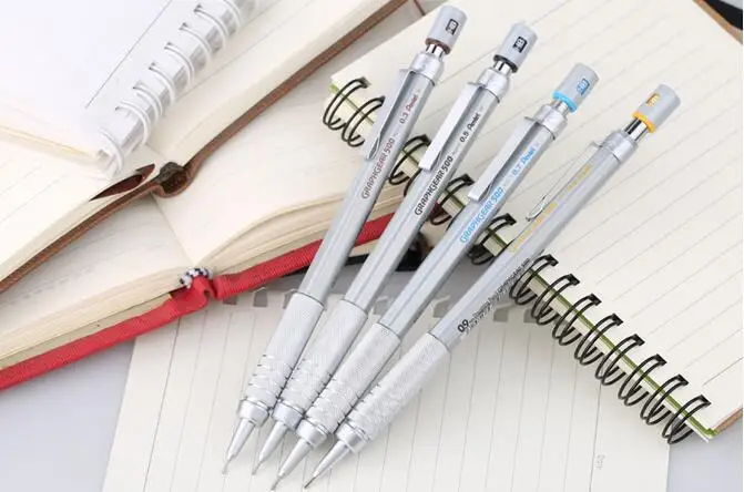 Бесплатная доставка pentel PG металлический шлифовальный механический карандаш |