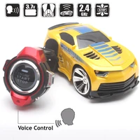 smart watch rc car voice command car toys with remote control cars racing games toys for children potencia bicicleta carretera
