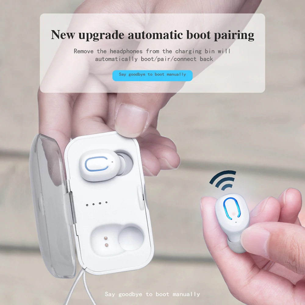 VAORLO TWS Bluetooth 5 0 наушники в ухо двойной микрофон истинные беспроводные 3D стерео