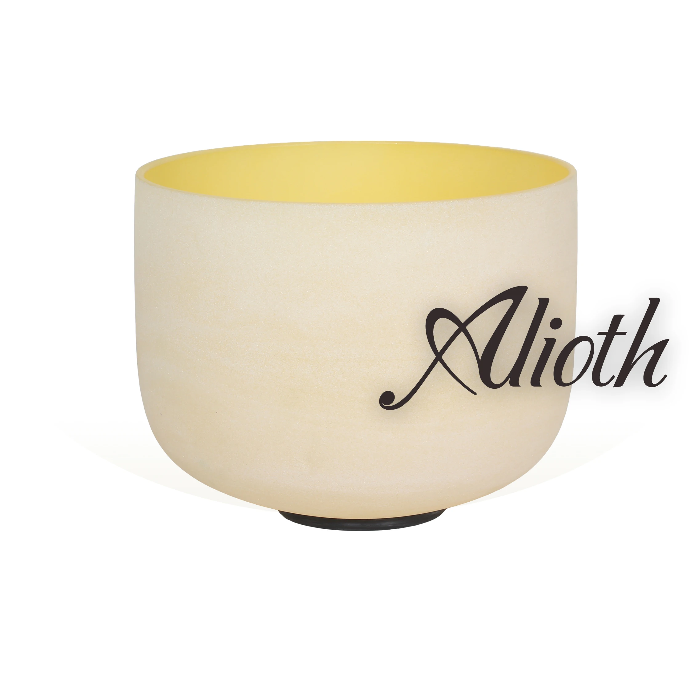 Поющая чаша 8 дюймов желтого цвета Кристалл E Note для балансировки чакр из плекса