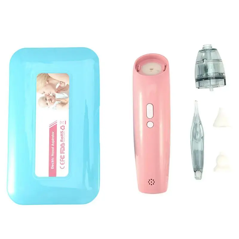 Детский носовой аспиратор Snot Sucker Baby Nose Cleaner электрическая всасывающая насадка