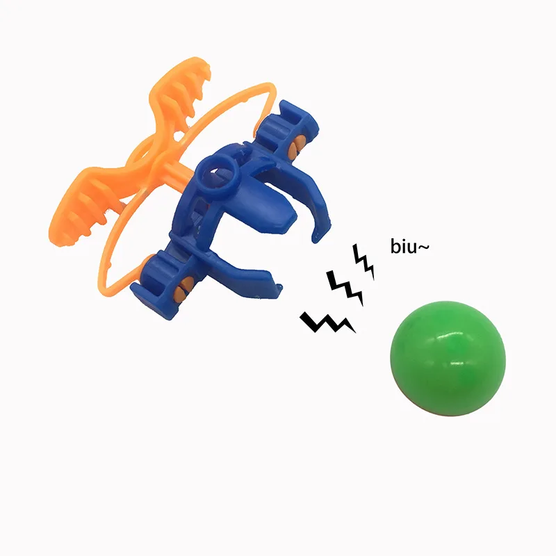 

1PCS/6PCS Children Elastic Force The Ball Game Plastic Ejection Toys Launch Toys