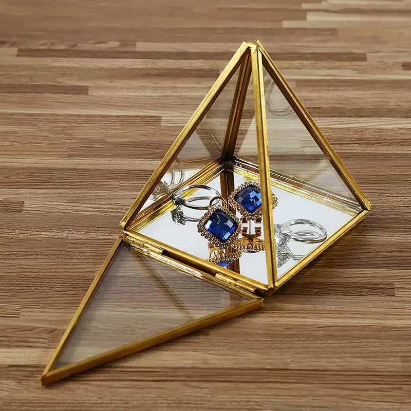 Геометрический Пирамида подвесной Террариум украшения цветок горшок для