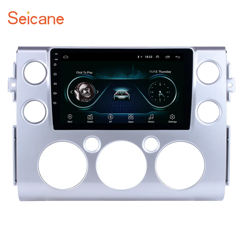 Seicane 9 дюймов полный сенсорный экран для 2007 2018 Toyota FJ CRUISER Android 8 1 радио GPS