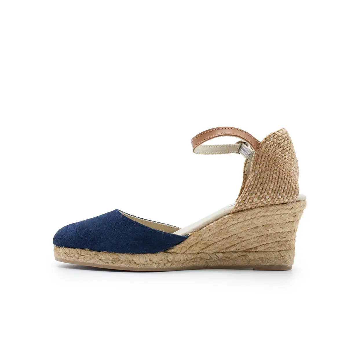 ZAPSHOP-WOMAN-SKIN-ESPARTOS DE CUNA-SANDAL CUNA для женщины-темно-синий | Обувь