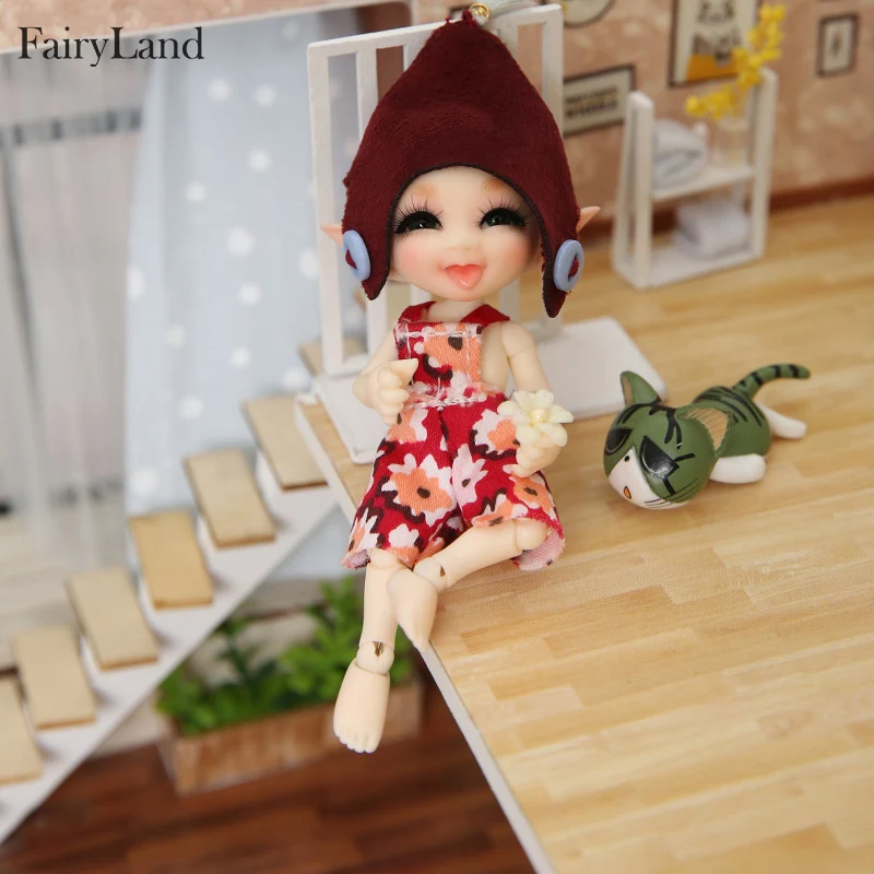 Шарнирные куклы Fairyland Realpuki 1/13 Sira с длинными ушками и улыбкой уникальная необычная