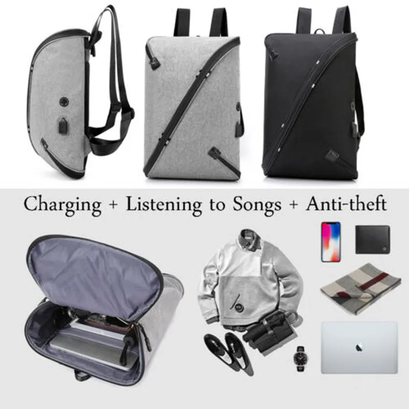 Новинка 2019 стильный водонепроницаемый дорожный рюкзак с защитой от кражи