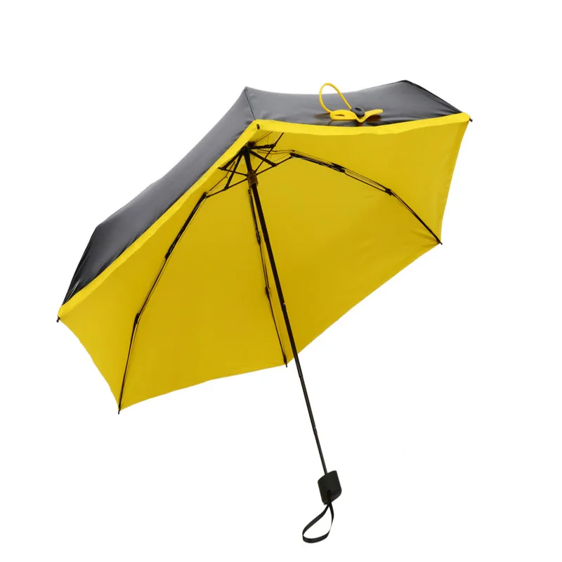 Мини пять складной зонт дождь женский подарок мужчины мини карманный зонтик