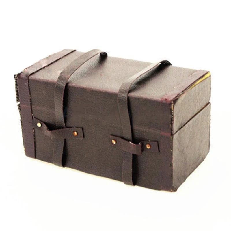 Модный кукольный домик багажная коробка 1:12 весы Миниатюрный мебельный комплект