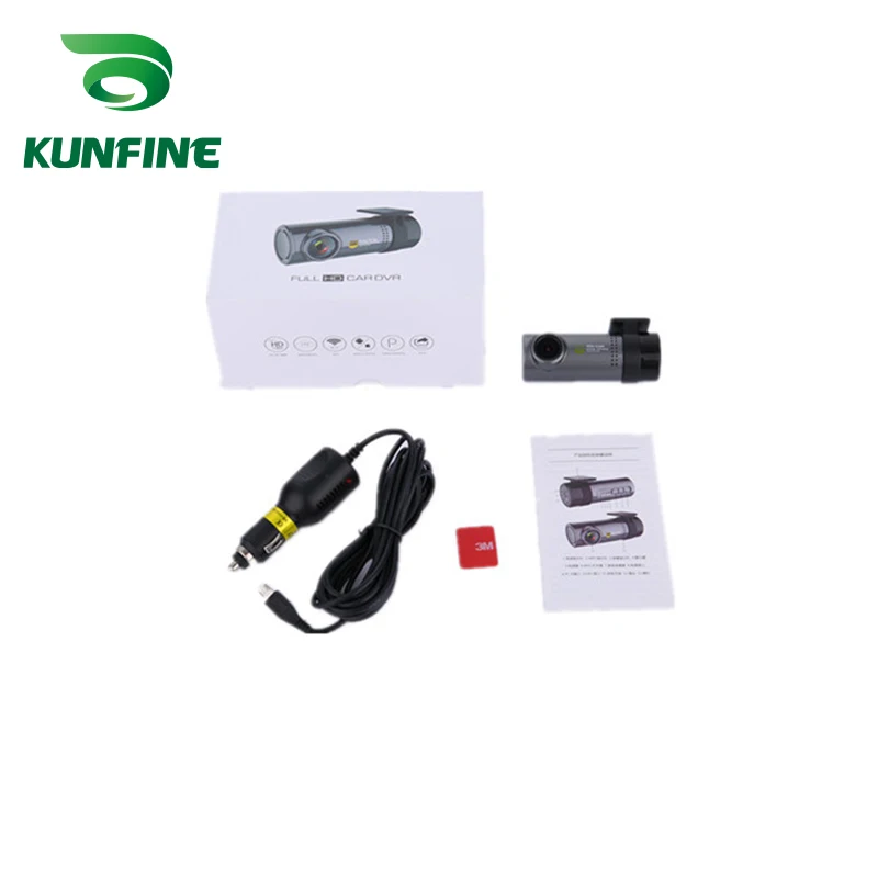 KUNFINE 720P Запись WI FI Dash Cam Видеорегистраторы для автомобилей Видео Регистраторы G