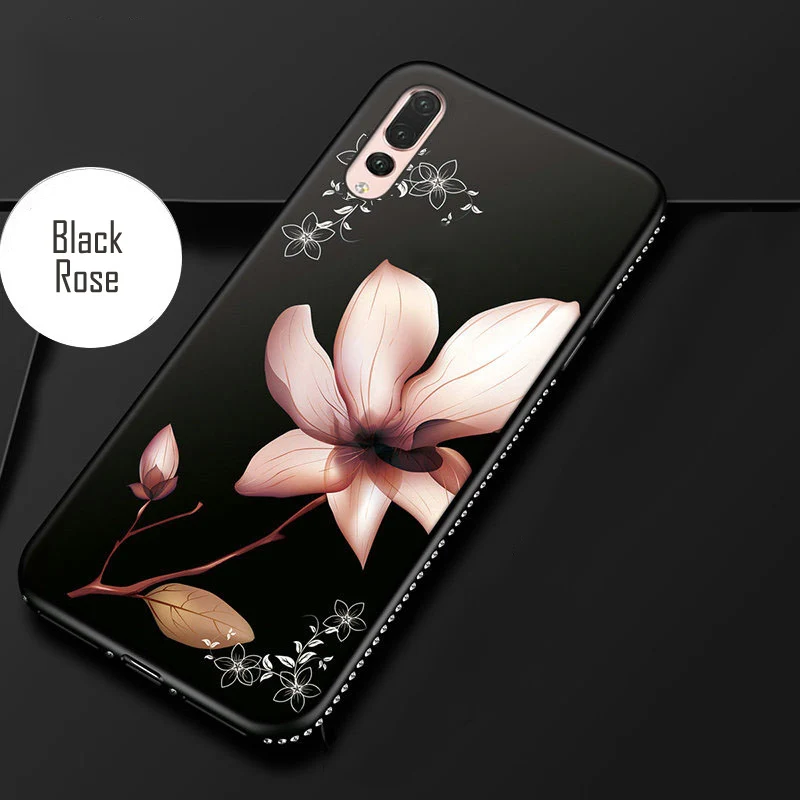 3D чехол с тиснением для huawei Honor 8 Lite 10 8x 8c 7x 7a 7c 9 Pro V10 V9 5A 6A 5X 6X 7X GR5 2017 играть букетом