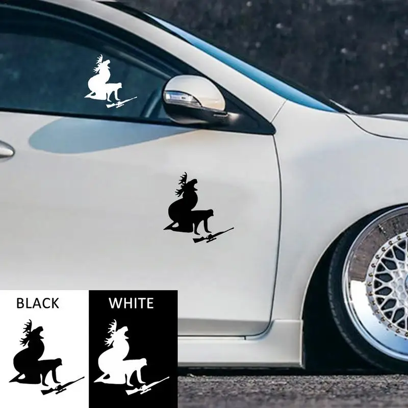 PET Moose Охота лося Охотник автомобиль стикер s дизайн Автомобильная наклейка