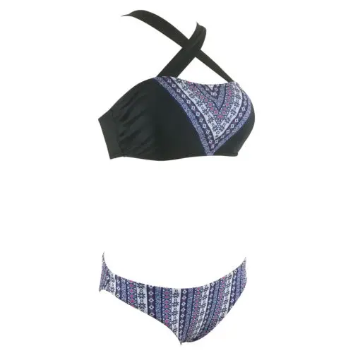 

2pcs Women Swimming Swim Wear Beach Wear Tape Bikini Bottoms Swimwear Vintage