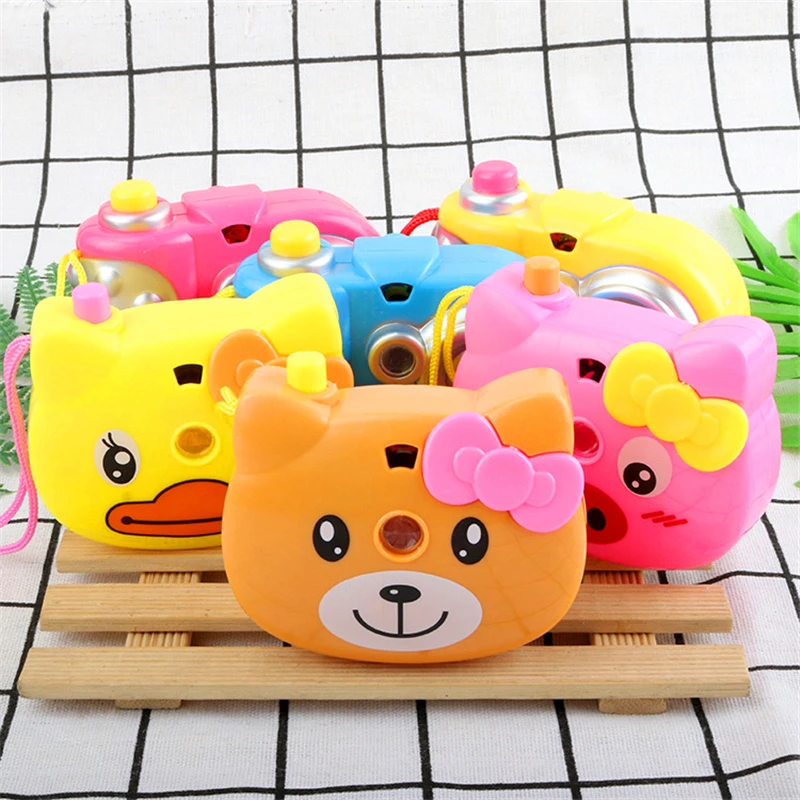 Детские аналоговые Проекционные камеры с мультипликационным принтом куклы