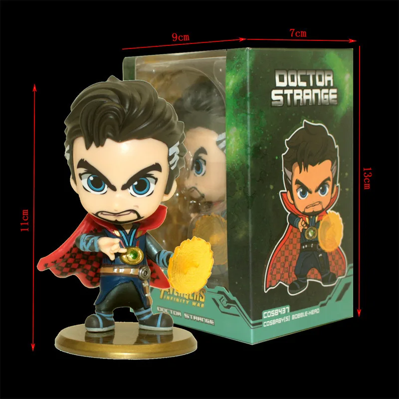 11CM Avengers 3 HT Flying Position Thoring Fighting Dr. Strange Forecasting the Future DOLL Action Collectible Statue Toy Figure | Игрушки и