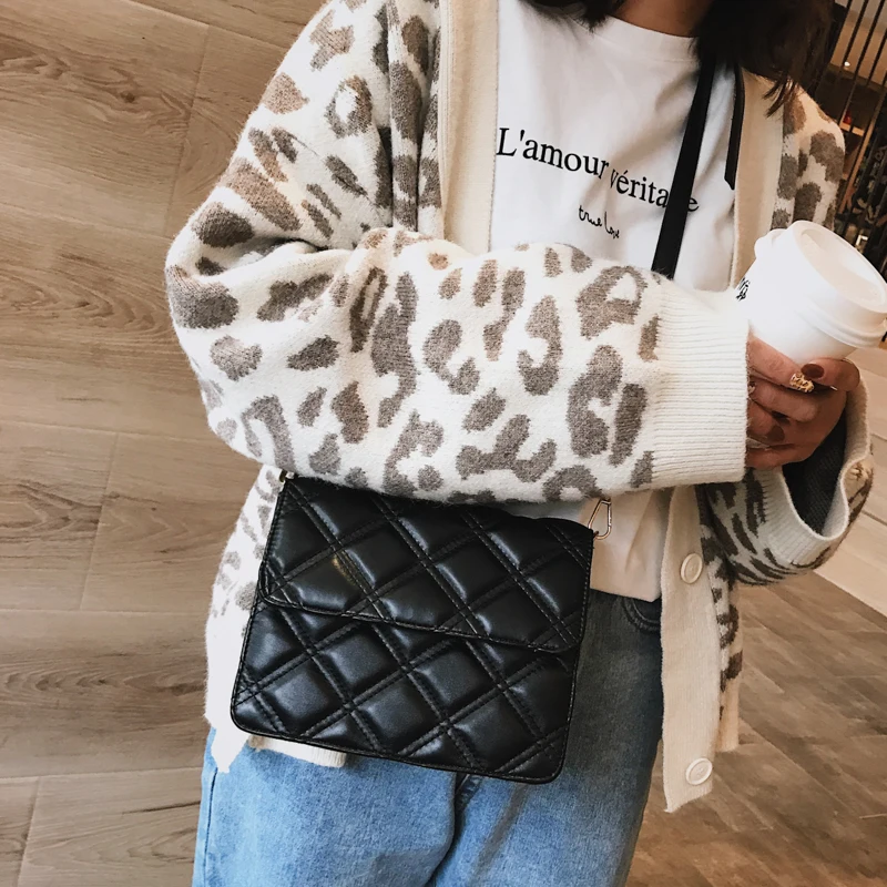 Для женщин Crossbody сумки новая мода искусственная кожа бриллиант наплечник сумка