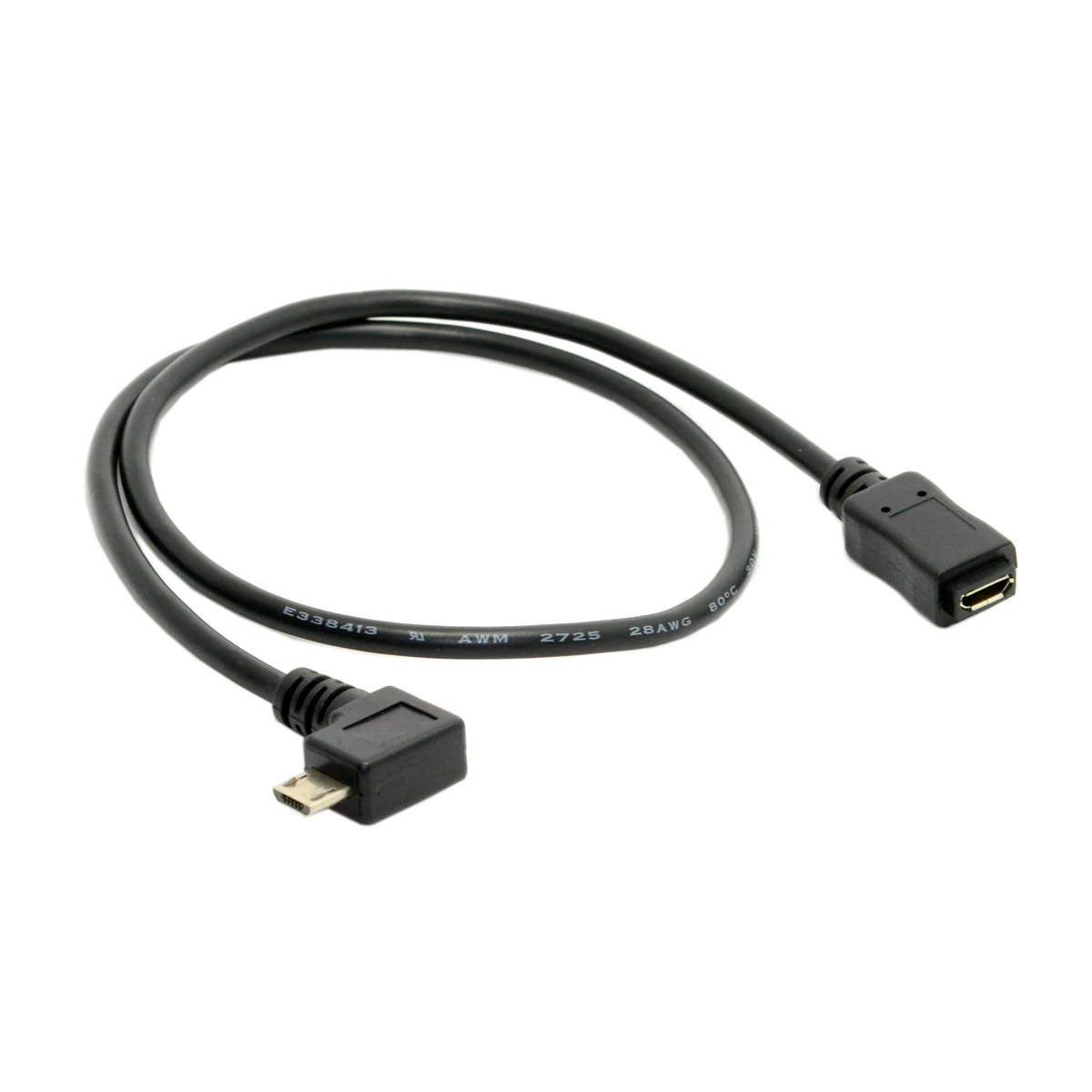 Кабель-удлинитель Micro USB 2 0 типа B для мужчин и женщин кабель-удлинитель зарядки 50