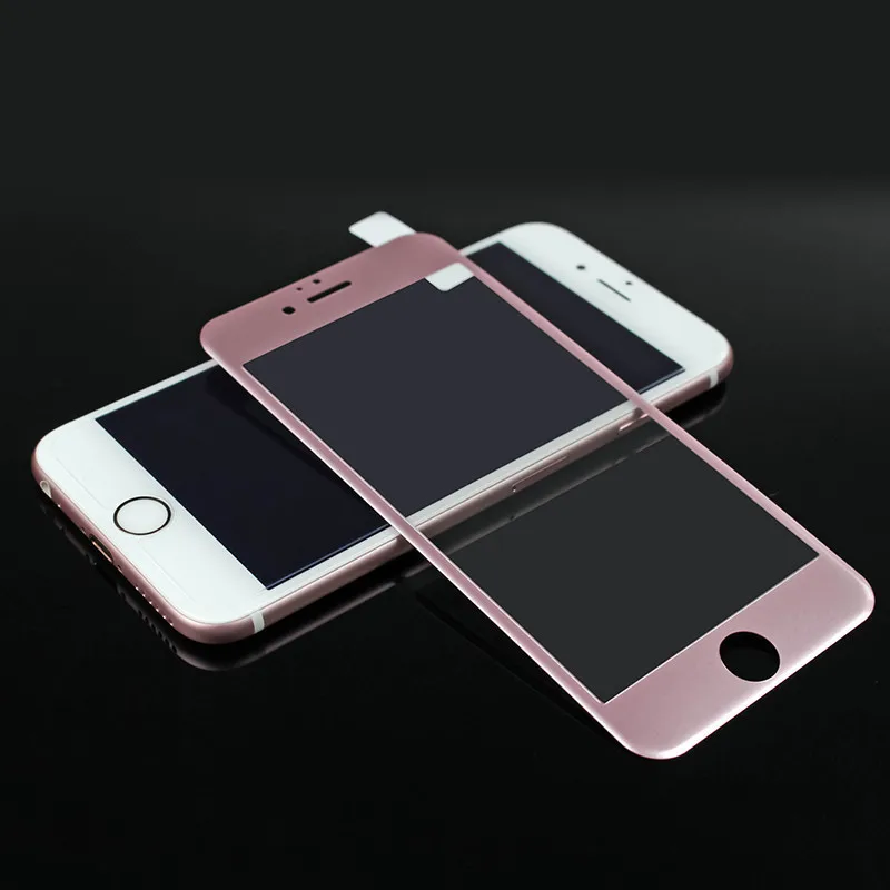 Закаленное стекло для iphone 6s 7 защитная пленка с мягкими краями и полным покрытием