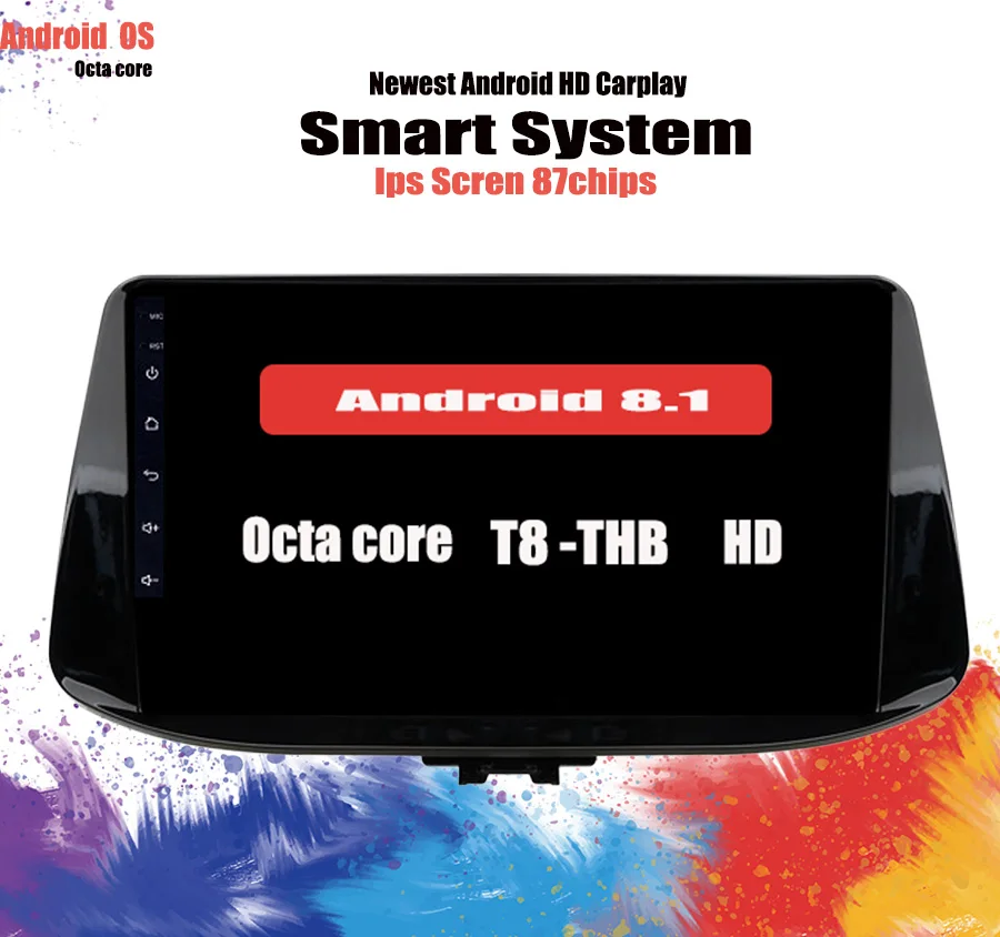 6 ГБ Android 10 0 автомобильный стерео DVD плеер GPS ГЛОНАСС навигация для Hyundai I30 2016 2019