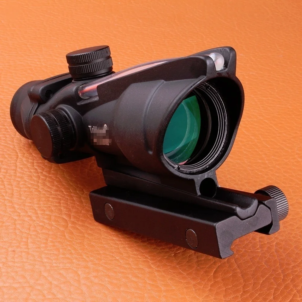 ACOG 4X32 волоконная оптика красный зеленый с подсветкой шеврон стекло травление