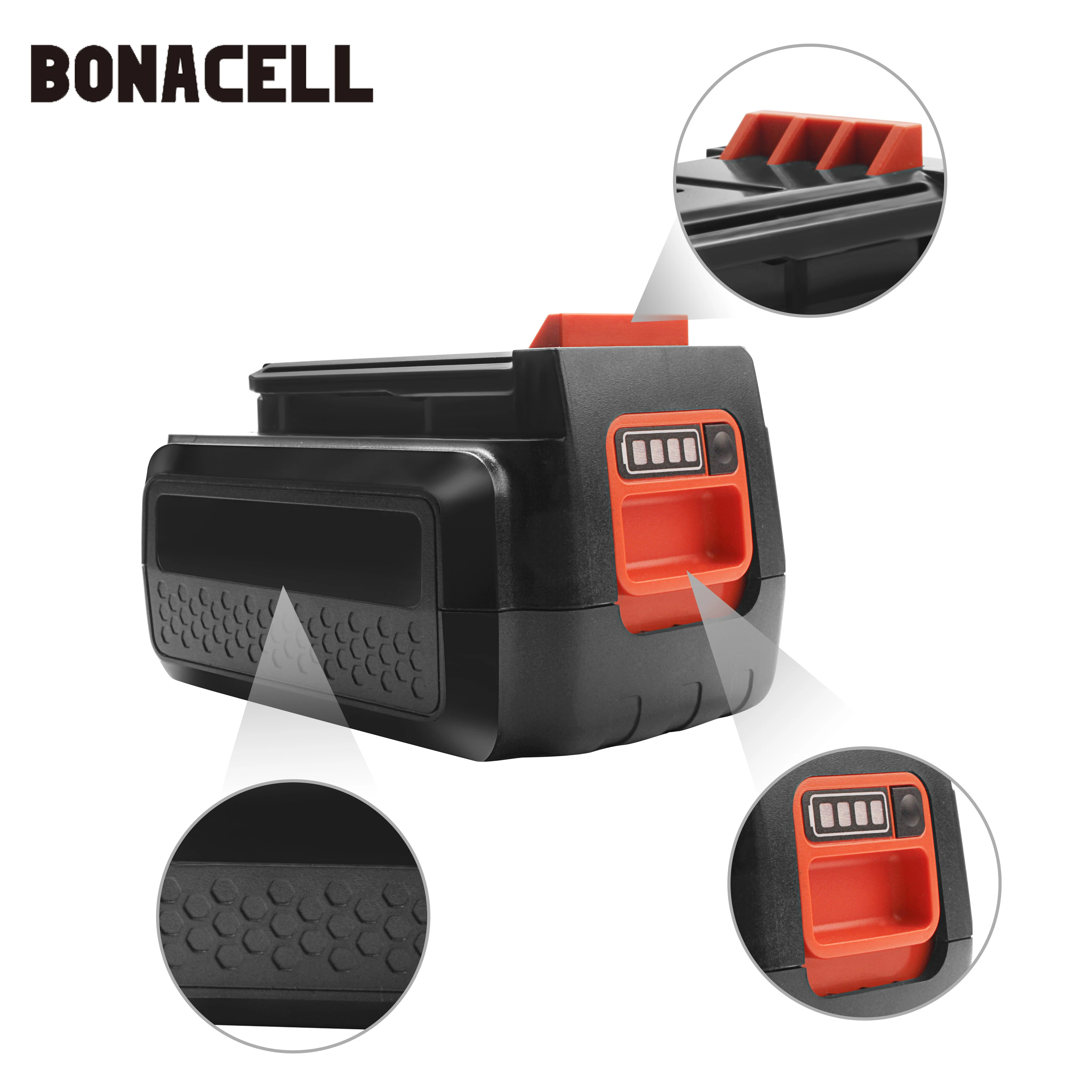 Литий-ионная аккумуляторная батарея Bonacell для Black &amp Decker 40 в 3000 мАч LBXR36 BL2036 LBX2040 LST136