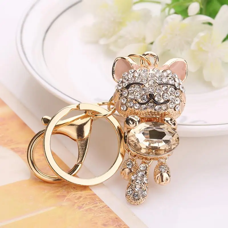 Брелок Lucky Smile Cat 6 цветов модные стразы брелок автомобильный кошелек сумка